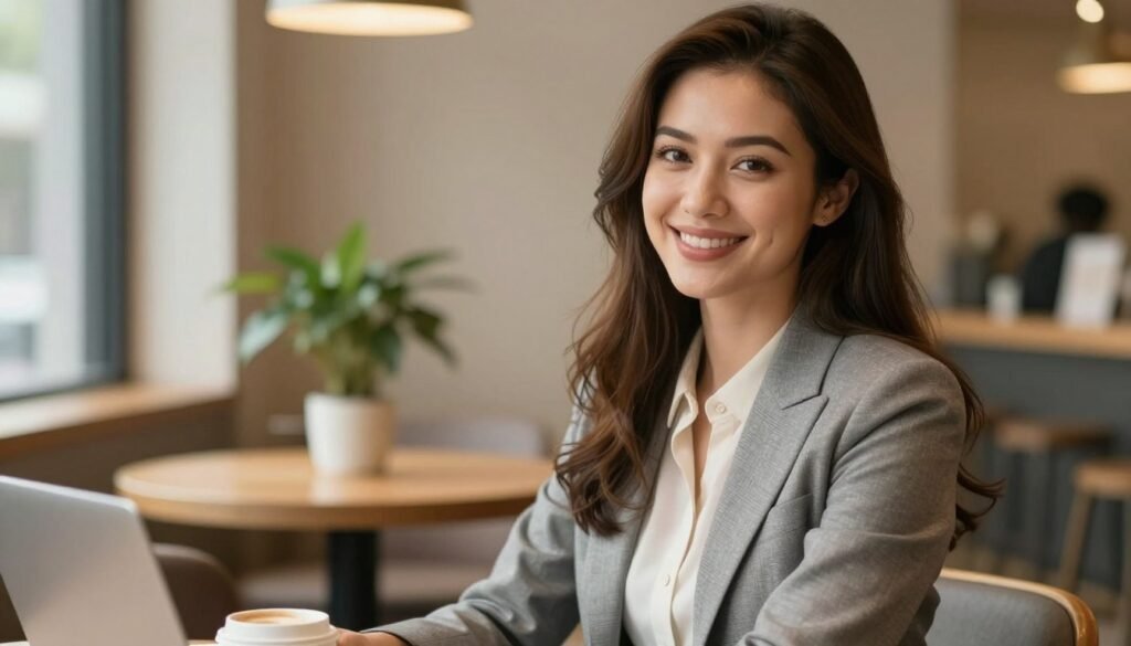 woman smiling woman smiling